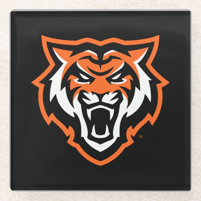 Idaho State University Bengals Spirit Design Glass Coaster (Front)