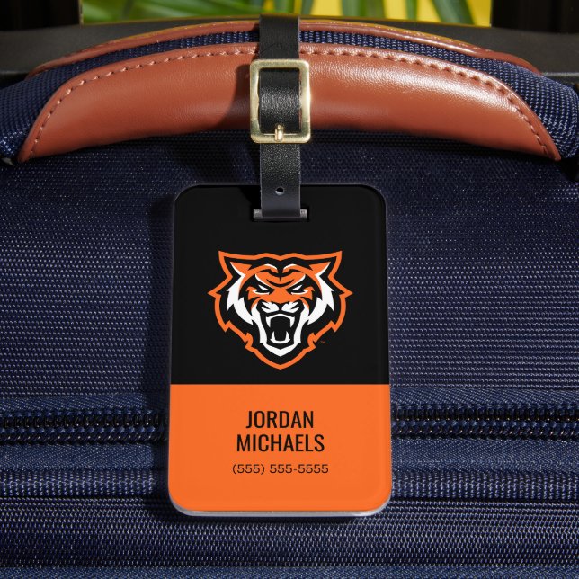 Idaho State University Bengals Spirit Design Luggage Tag (Front Insitu 2)