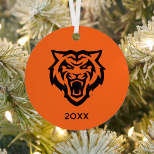 Idaho State University Bengals Spirit Design Metal Ornament