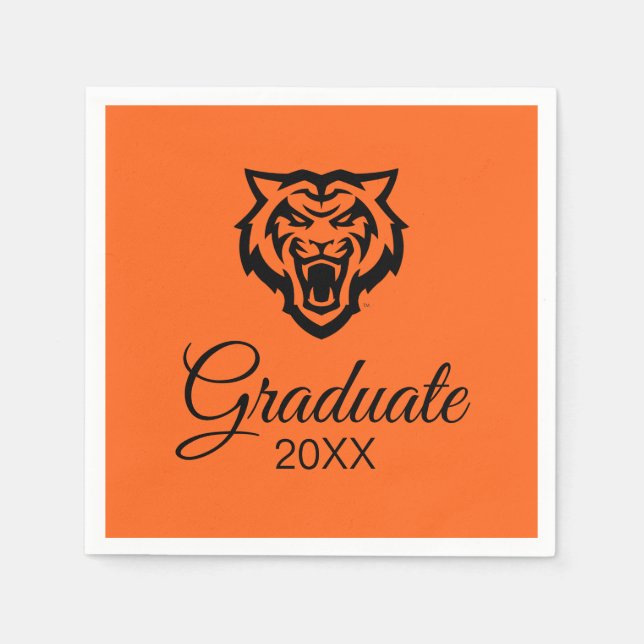 Idaho State University Bengals Spirit Design Napkins (Front)