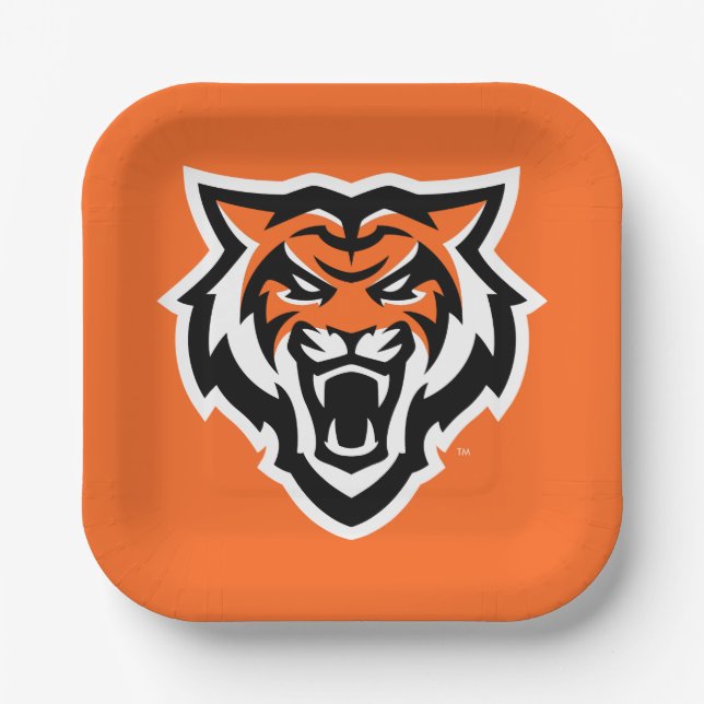 Idaho State University Bengals Spirit Design Paper Plates (Front)