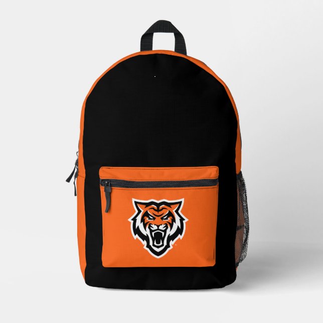 Idaho State University Bengals Spirit Design Printed Backpack (Front)