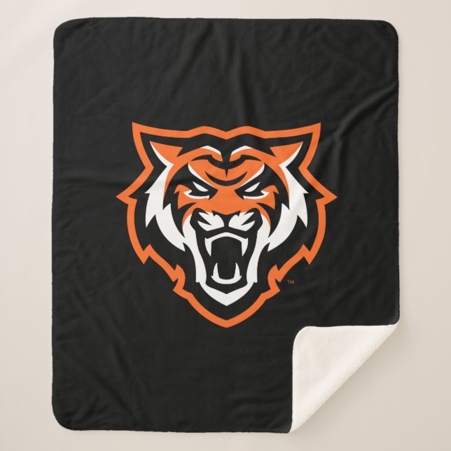 Idaho State University Bengals Spirit Design Sherpa Blanket (Front)