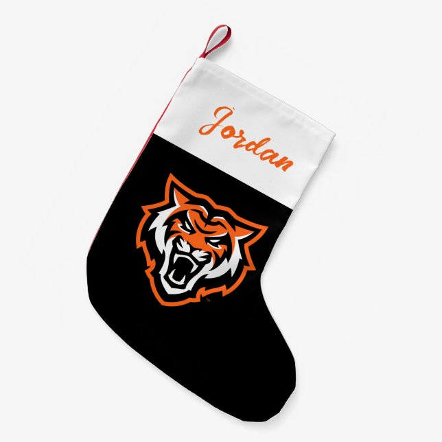 Idaho State University Bengals Spirit Design Small Christmas Stocking (Front (Hanging))
