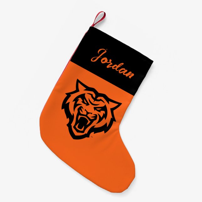 Idaho State University Bengals Spirit Design Small Christmas Stocking (Front (Hanging))