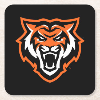 Idaho State University Bengals Spirit Design Square Paper Coaster