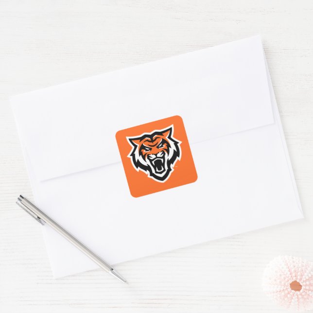 Idaho State University Bengals Spirit Design Square Sticker (Envelope)