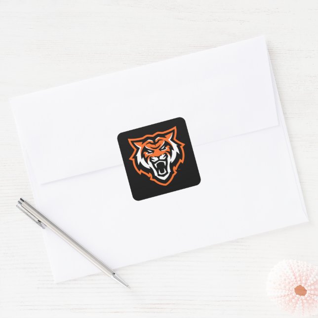 Idaho State University Bengals Spirit Design Square Sticker (Envelope)