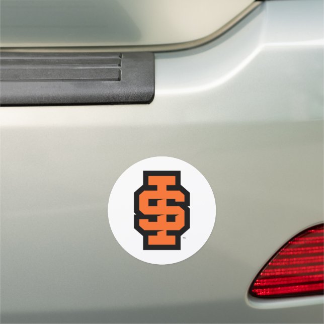 Idaho State University Bold Bengals Logo Car Magnet (In Situ)