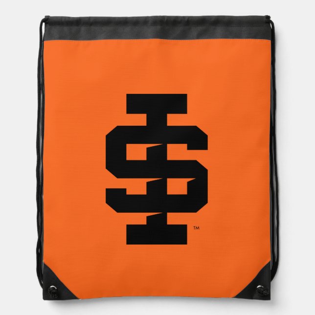 Idaho State University Bold Bengals Logo Drawstring Bag (Front)