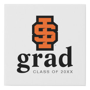 Idaho State University Bold Bengals Logo Faux Canvas Print