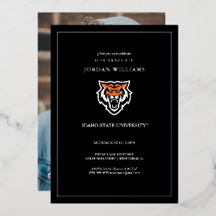 Idaho State University Bold Bengals Logo Foil Invitation