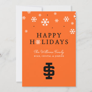 Idaho State University Bold Bengals Logo Holiday Card