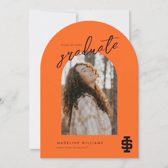 Idaho State University Bold Bengals Logo Invitation (Front)