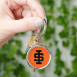 Idaho State University Bold Bengals Logo Keychain<br><div class="desc">Show your Idaho State University pride with this striking Bengals logo design! Featuring the powerful interlocking "I" and "S" in the school's iconic orange and black colors, this design represents the strength and determination of ISU students, alumni, and fans. A perfect way to celebrate school spirit, whether you're attending a...</div>