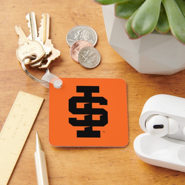 Idaho State University Bold Bengals Logo Keychain (Desk)