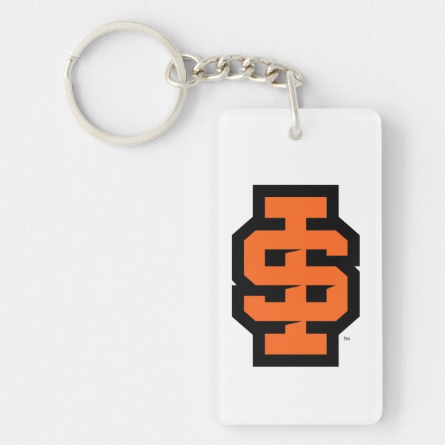 Idaho State University Bold Bengals Logo Keychain (Front)