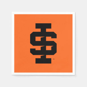 Idaho State University Bold Bengals Logo Napkins