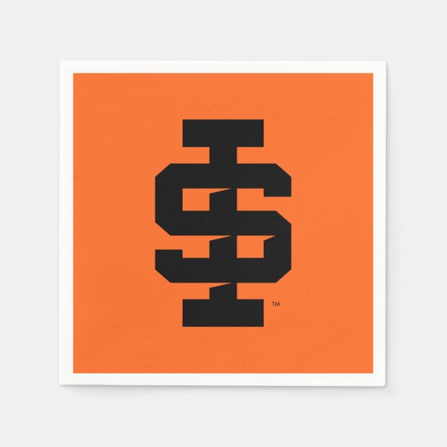 Idaho State University Bold Bengals Logo Napkins (Front)