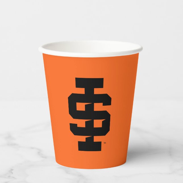 Idaho State University Bold Bengals Logo Paper Cups (Front)