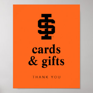 Idaho State University Bold Bengals Logo Poster