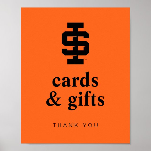 Idaho State University Bold Bengals Logo Poster (Front)