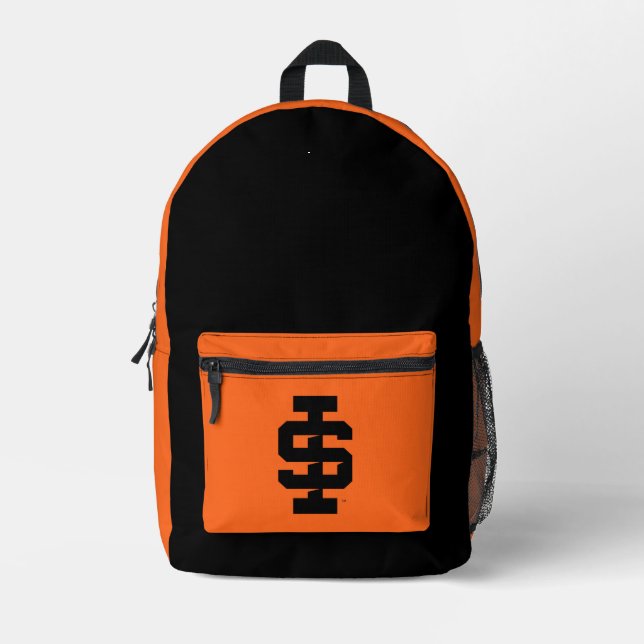 Idaho State University Bold Bengals Logo Printed Backpack (Front)