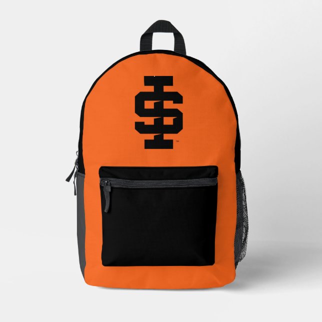 Idaho State University Bold Bengals Logo Printed Backpack (Front)
