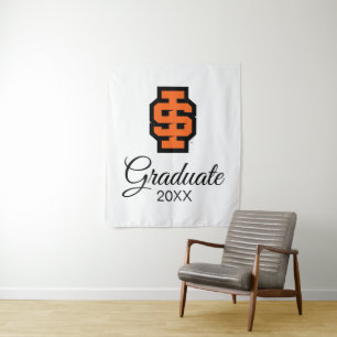 Idaho State University Bold Bengals Logo Tapestry