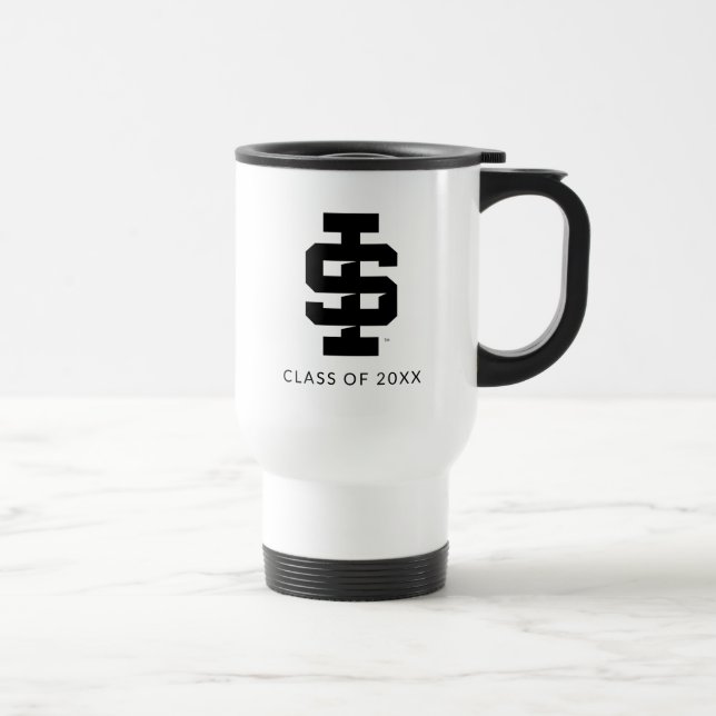 Idaho State University Bold Bengals Logo Travel Mug (Right)