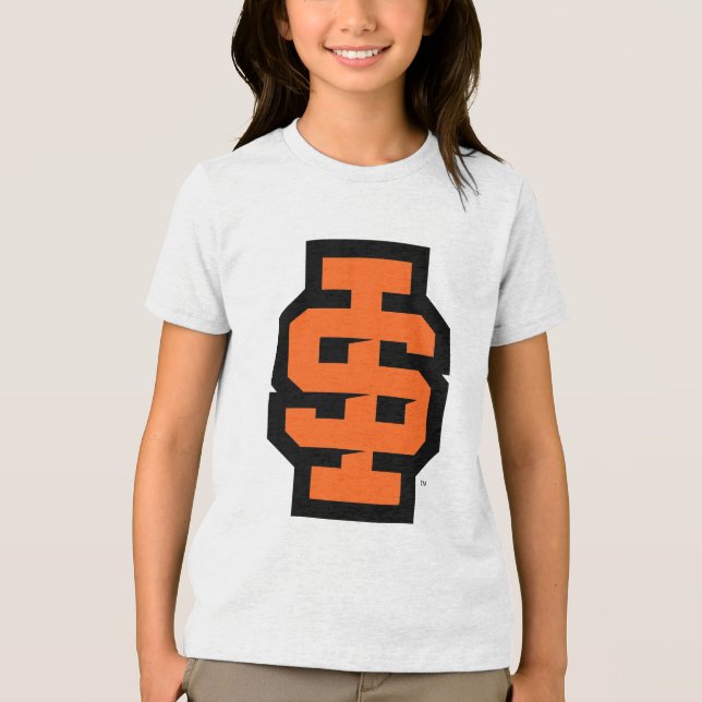 Idaho State University Bold Bengals Logo Tri-Blend Shirt (Front)