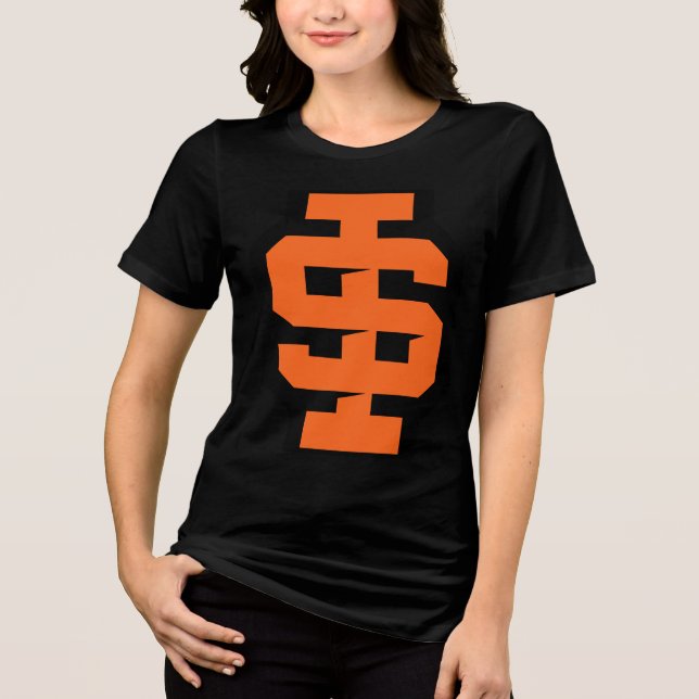 Idaho State University Bold Bengals Logo Tri-Blend Shirt (Front)