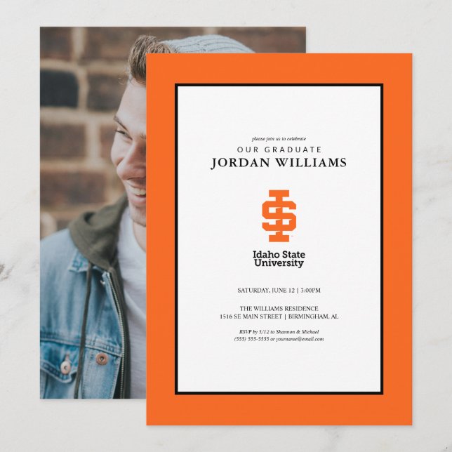 Idaho State University Official Logo Design Announcement (Front/Back)