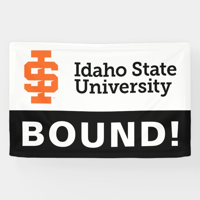 Idaho State University Official Logo Design Banner (Horizontal)