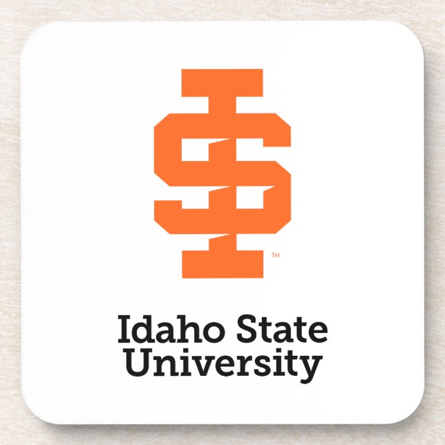 Idaho State University Official Logo Design Beverage Coaster (Front)
