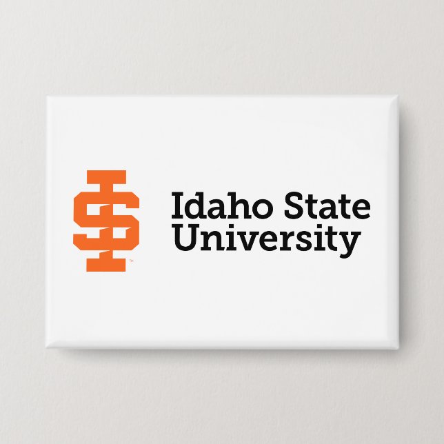 Idaho State University Official Logo Design Button (Front)