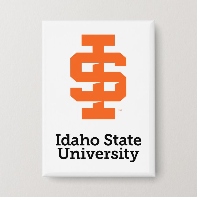 Idaho State University Official Logo Design Button (Front)