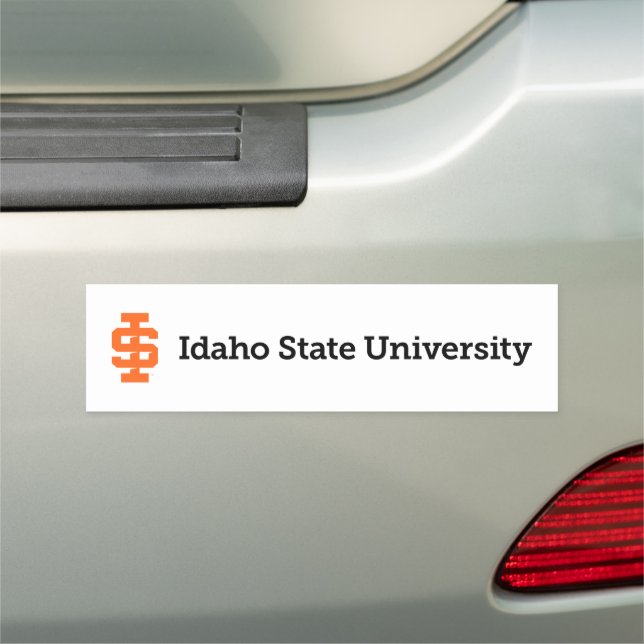 Idaho State University Official Logo Design Car Magnet (In Situ)