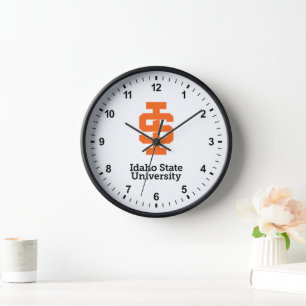 Idaho State University Official Logo Design Clock