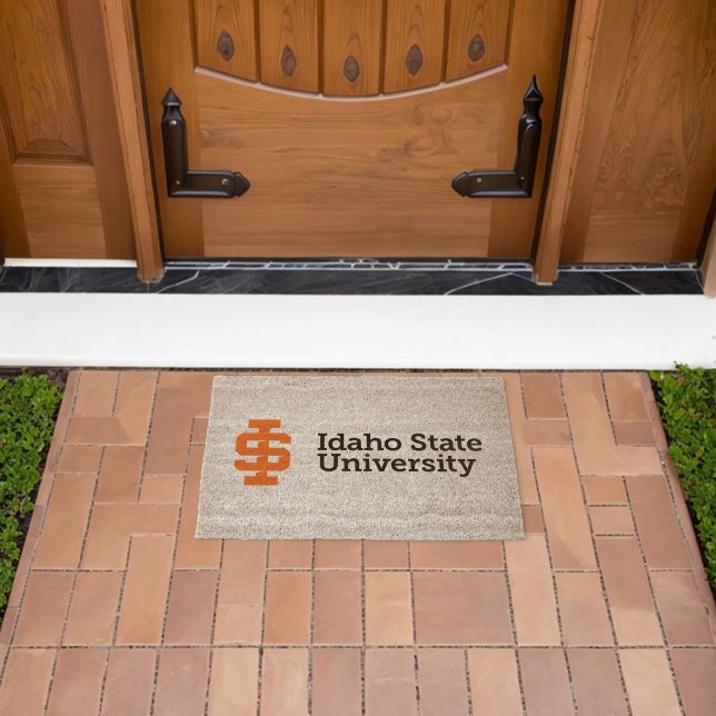 Idaho State University Official Logo Design Fiber Doormat (Insitu (Outdoor))