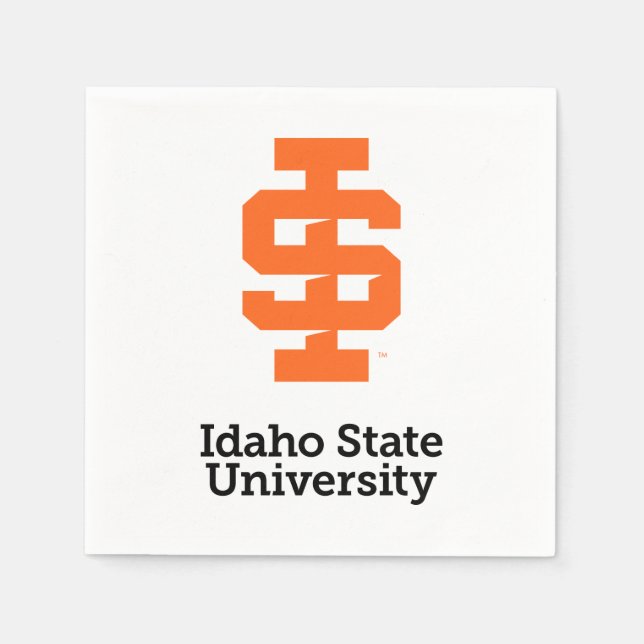 Idaho State University Official Logo Design Napkins (Front)