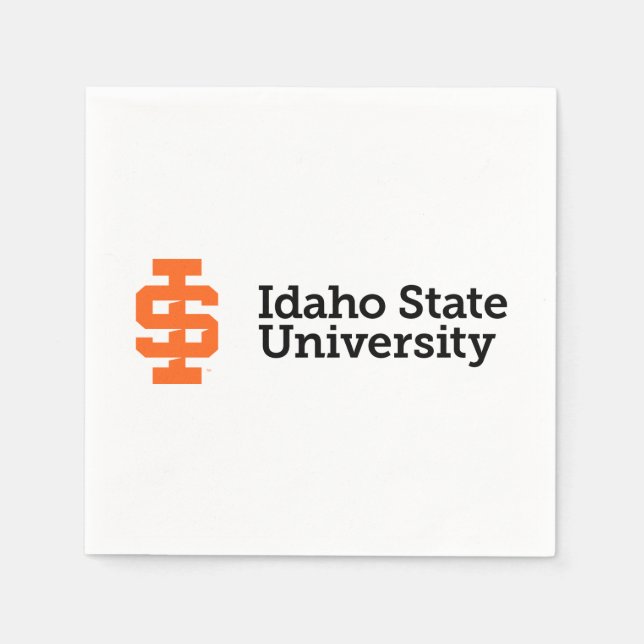Idaho State University Official Logo Design Napkins (Front)