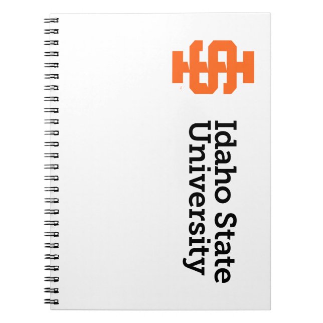 Idaho State University Official Logo Design Notebook (Front)