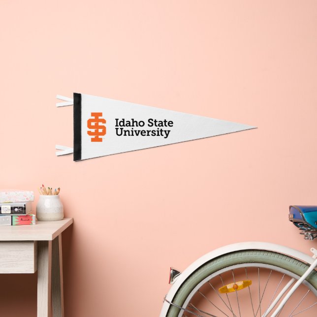 Idaho State University Official Logo Design Pennant Flag (Front)
