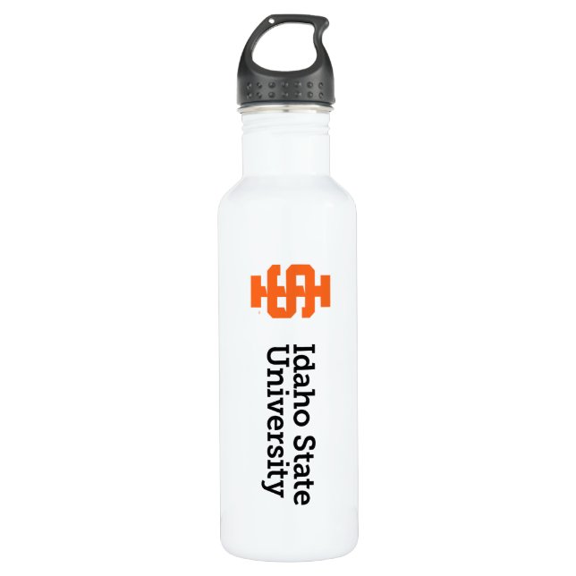Idaho State University Official Logo Design Stainless Steel Water Bottle (Front)