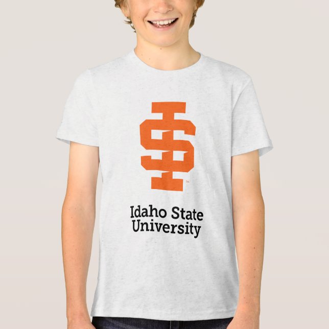 Idaho State University Official Logo Design Tri-Blend Shirt (Front)