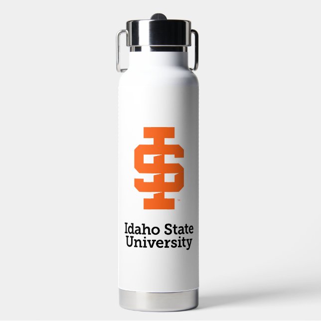 Idaho State University Official Logo Design Water Bottle (Front)
