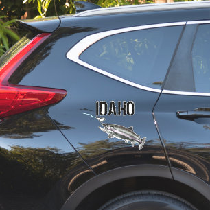 IDAHO STEELHEAD -HERE FISHY FISHY - STRIKING IDAHO STICKER
