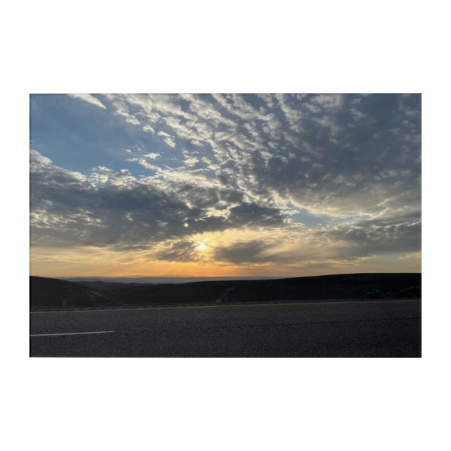 Idaho sunrise acrylic print (Front)