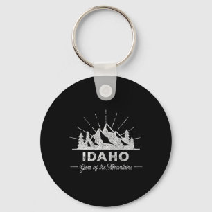 Idaho T Shirt Vintage Hiking Retro Tee Design Keychain